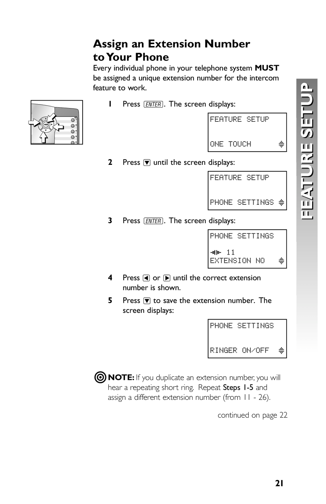 AT&T 945 user manual Assign an Extension Number, To Your Phone 