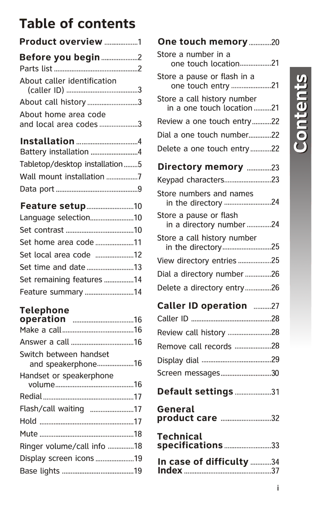 AT&T 950 manual 