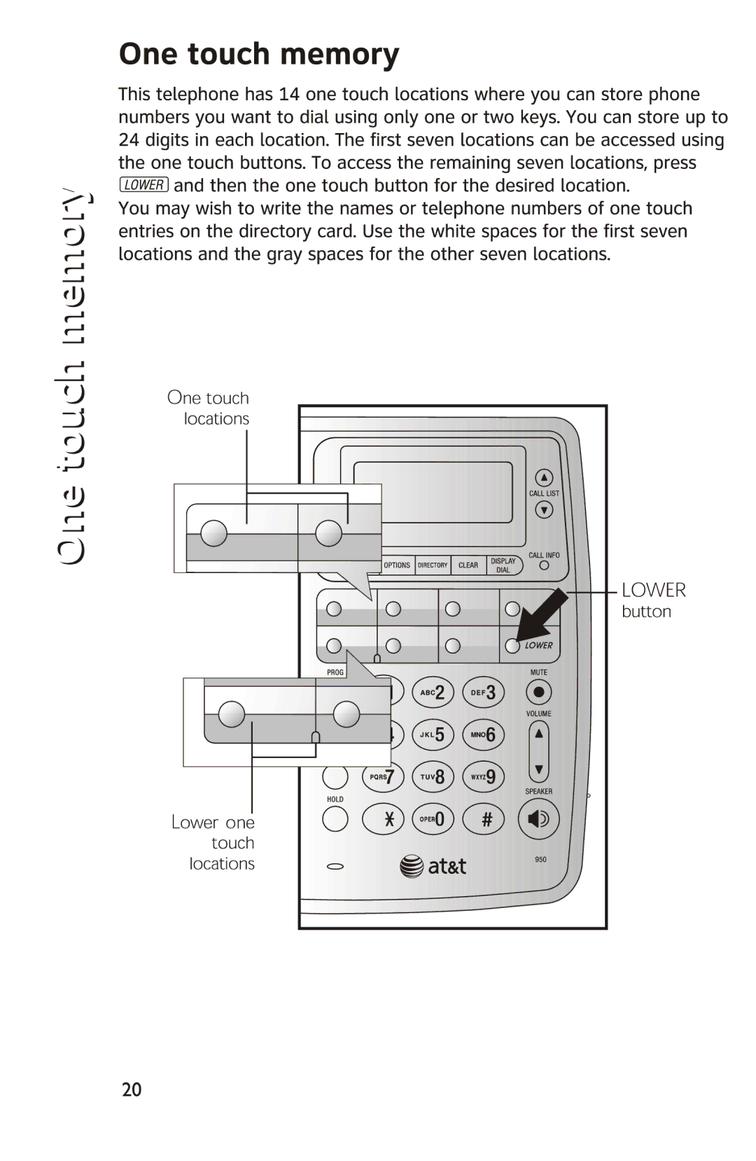 AT&T 950 manual 