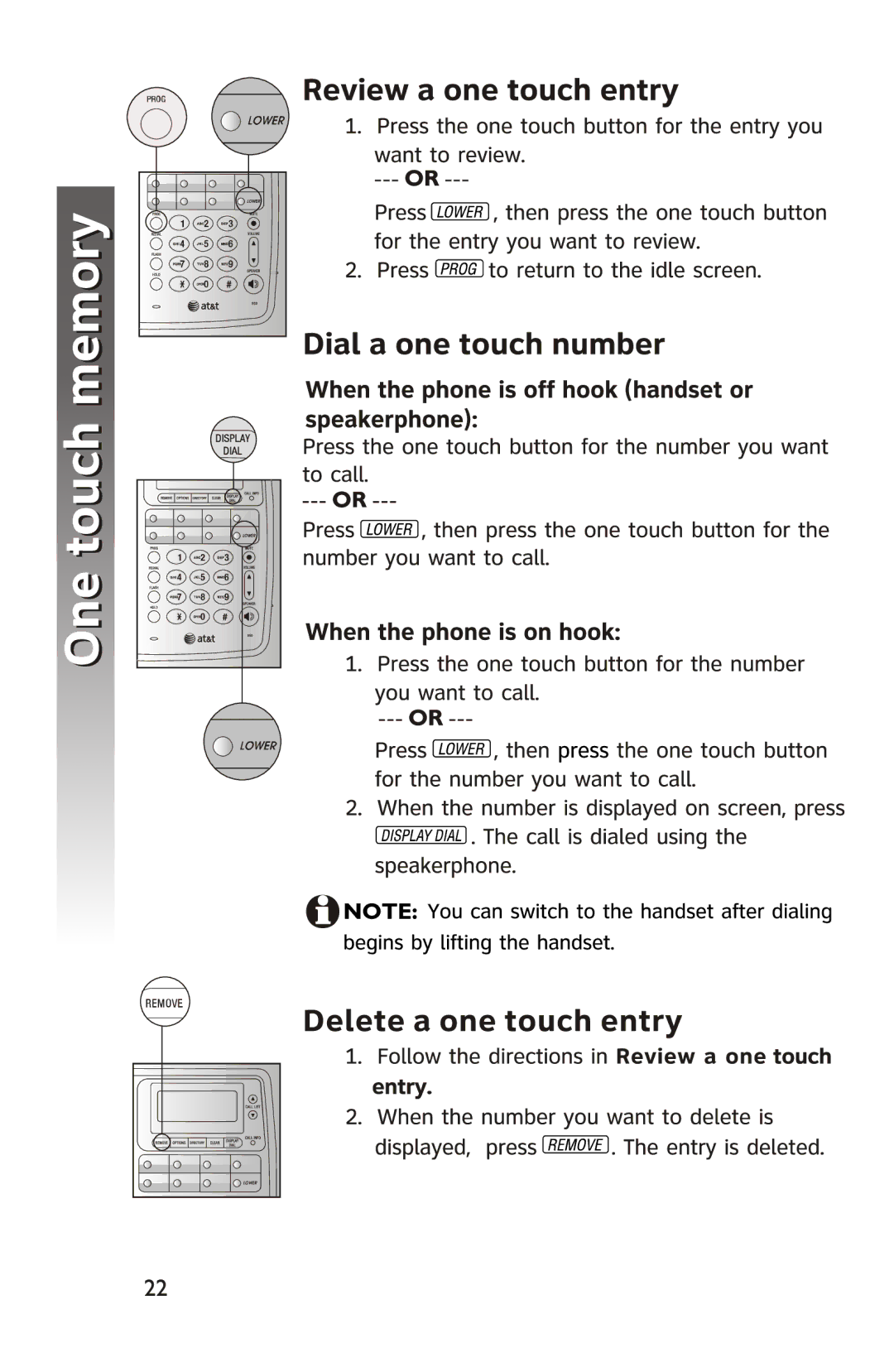 AT&T 950 manual 