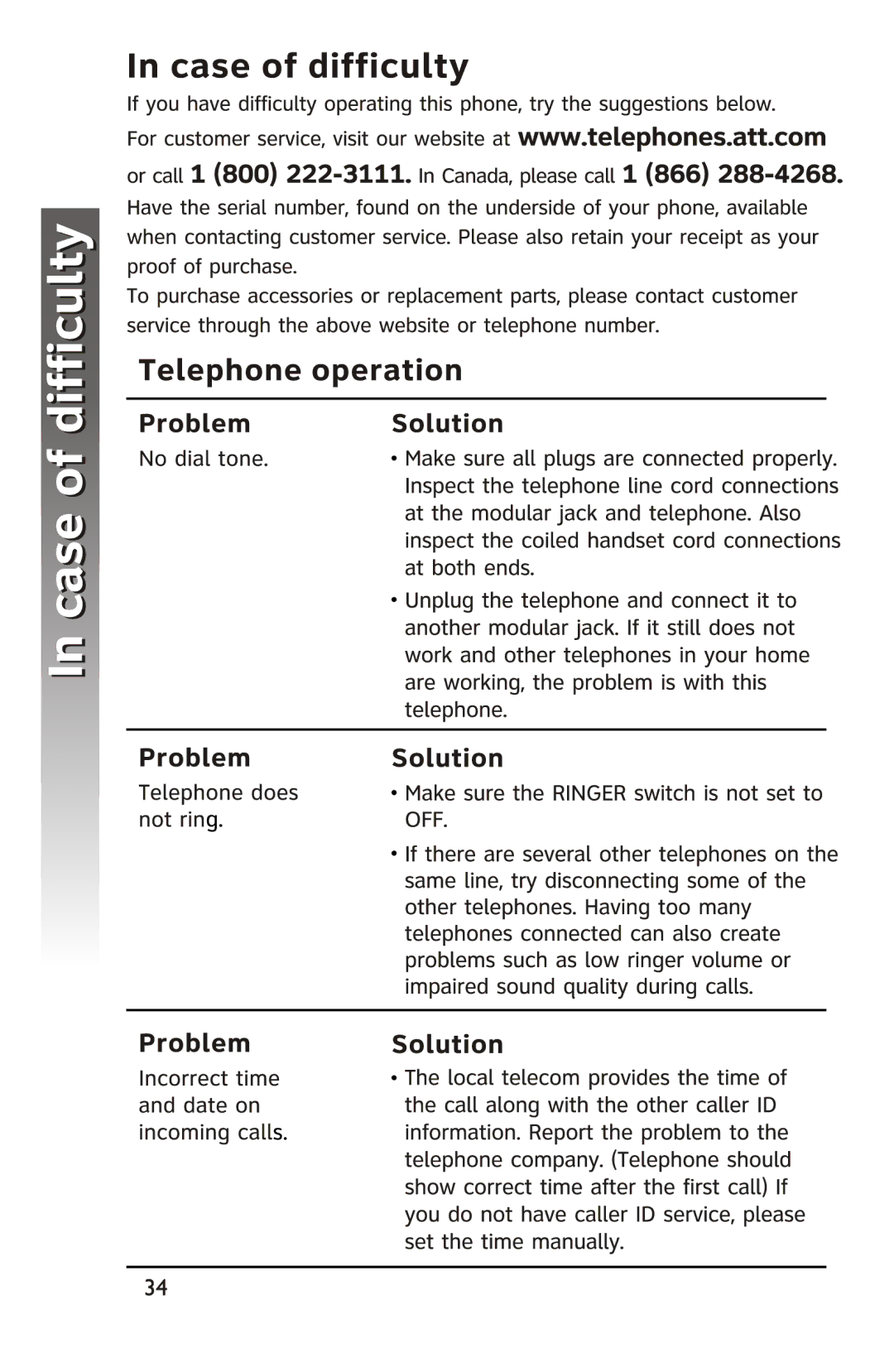 AT&T 950 manual 