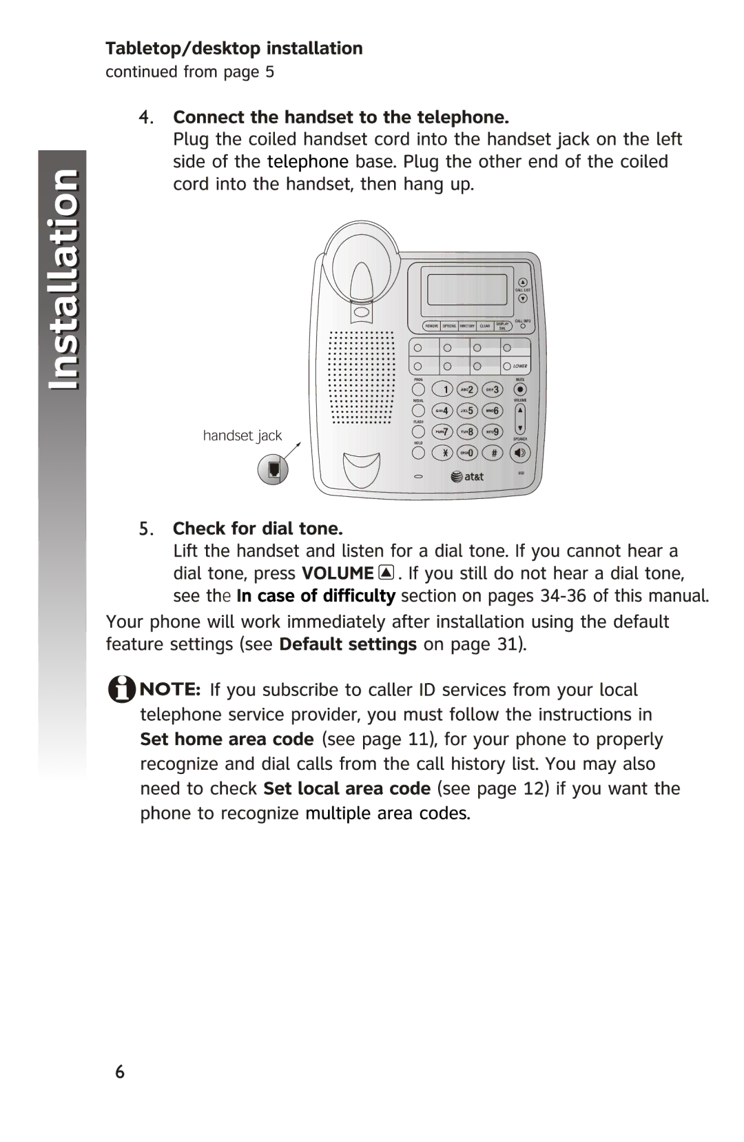 AT&T 950 manual 