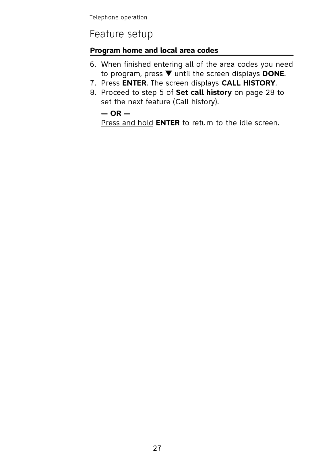 AT&T 993 2-Line user manual Feature setup 