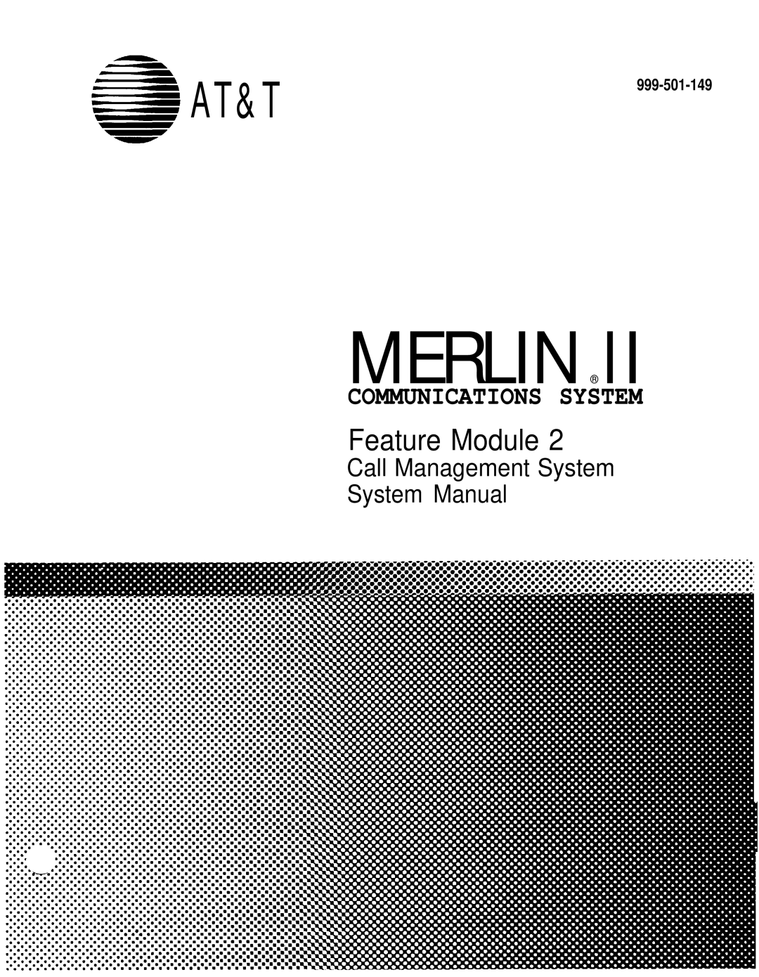 AT&T 999-501-149 system manual Merlin lI 