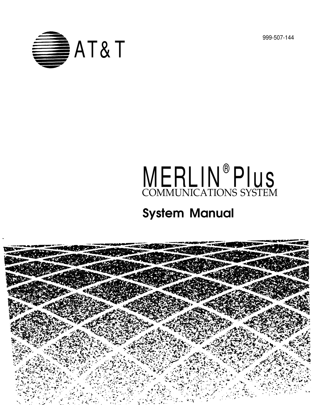 AT&T 999-507-144 system manual Merlin PIus 