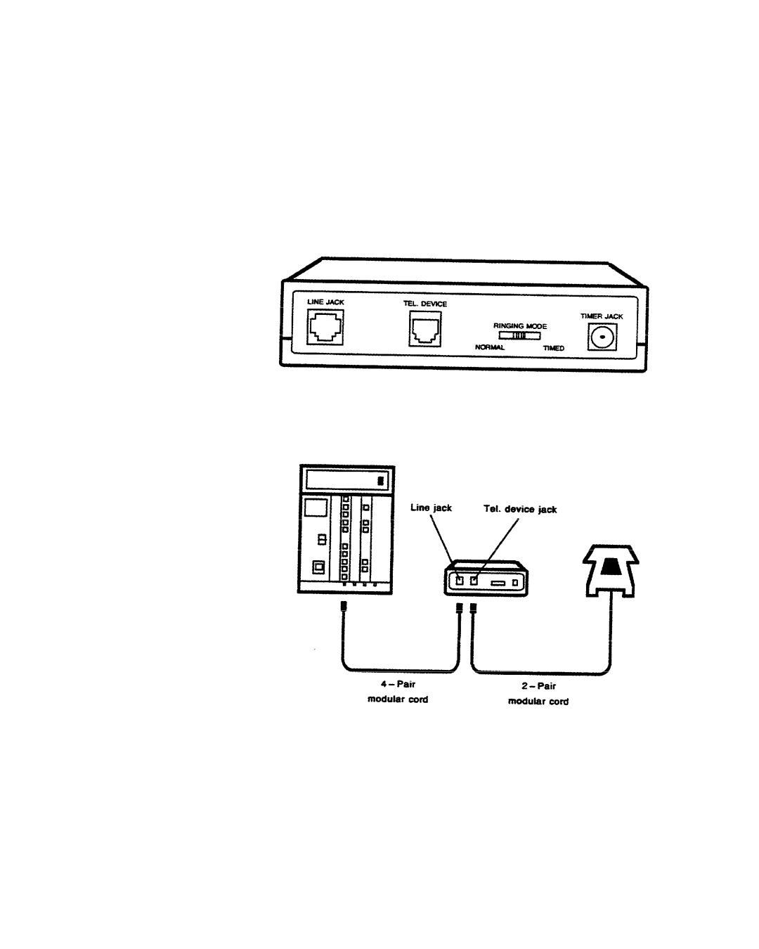 AT&T 999-507-144 system manual Basic Telephone and Modem Interface 