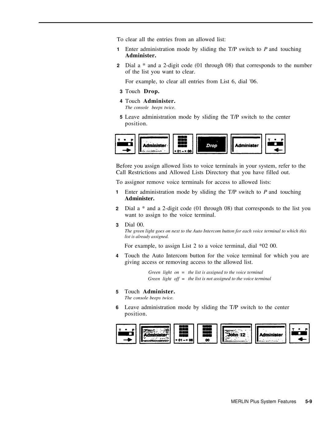 AT&T 999-507-144 system manual Administer 