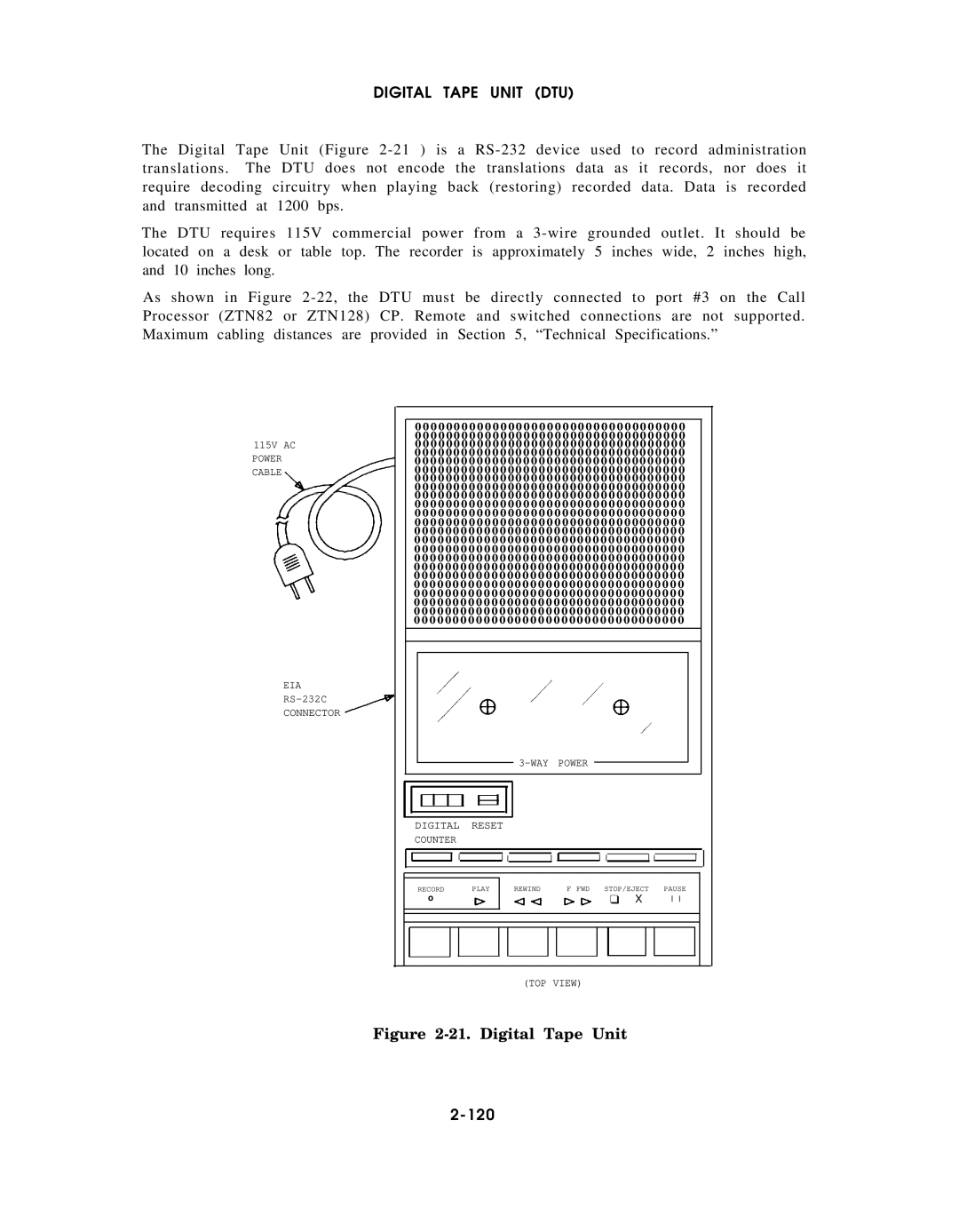 AT&T AT&T manual Digital Tape Unit, 120 