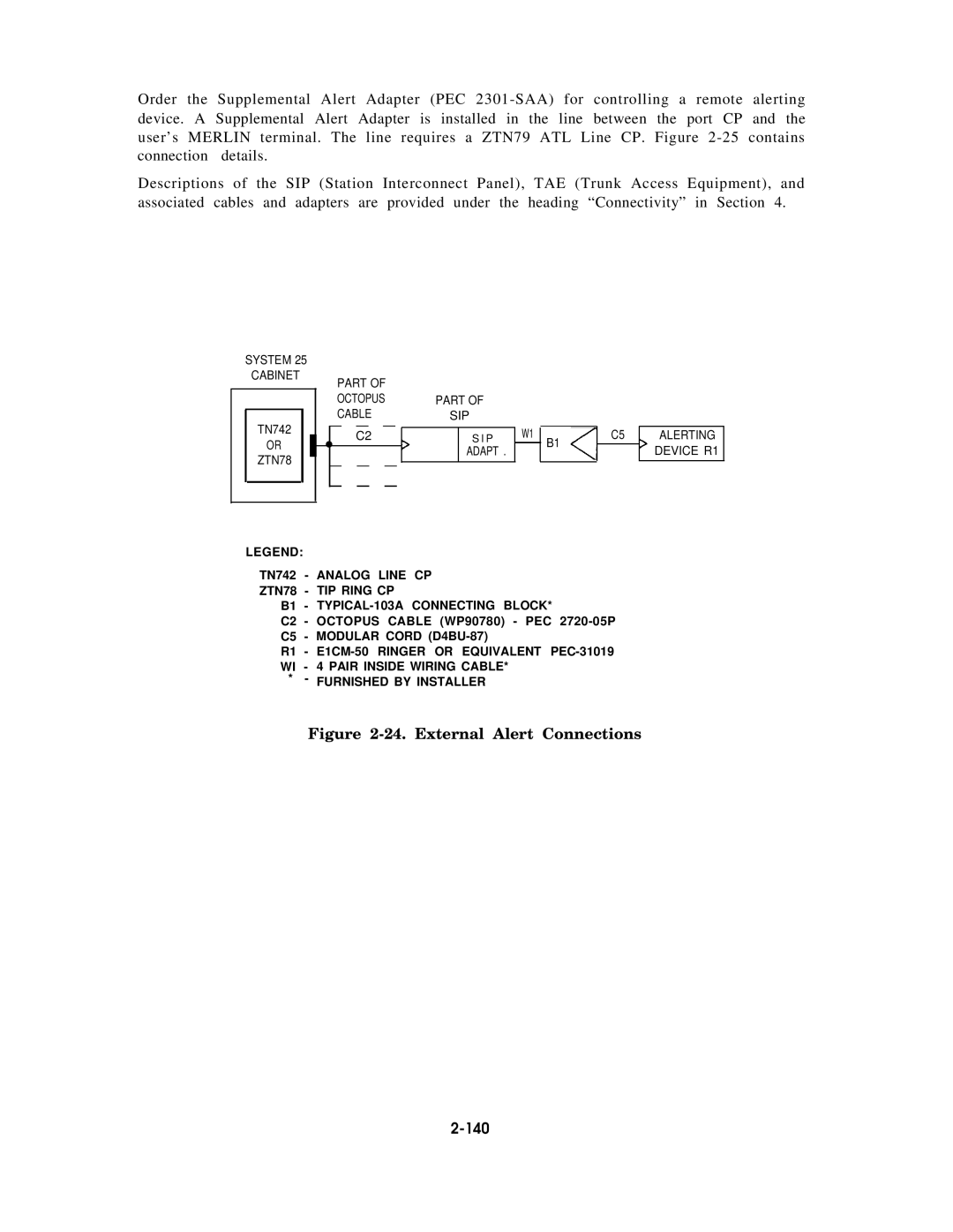 AT&T AT&T manual External Alert Connections, 140 