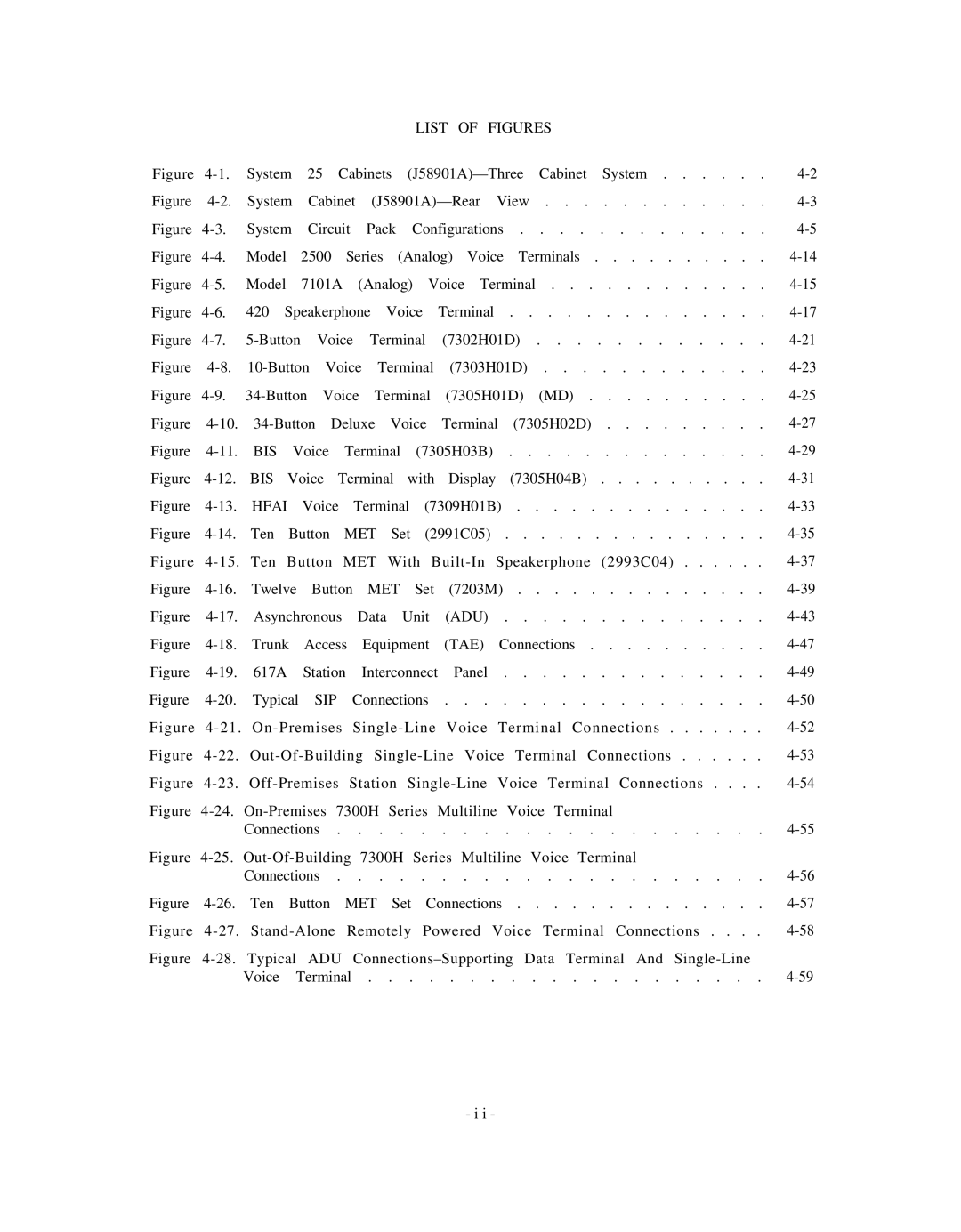 AT&T AT&T manual List, Hfai, Adu, Sip 