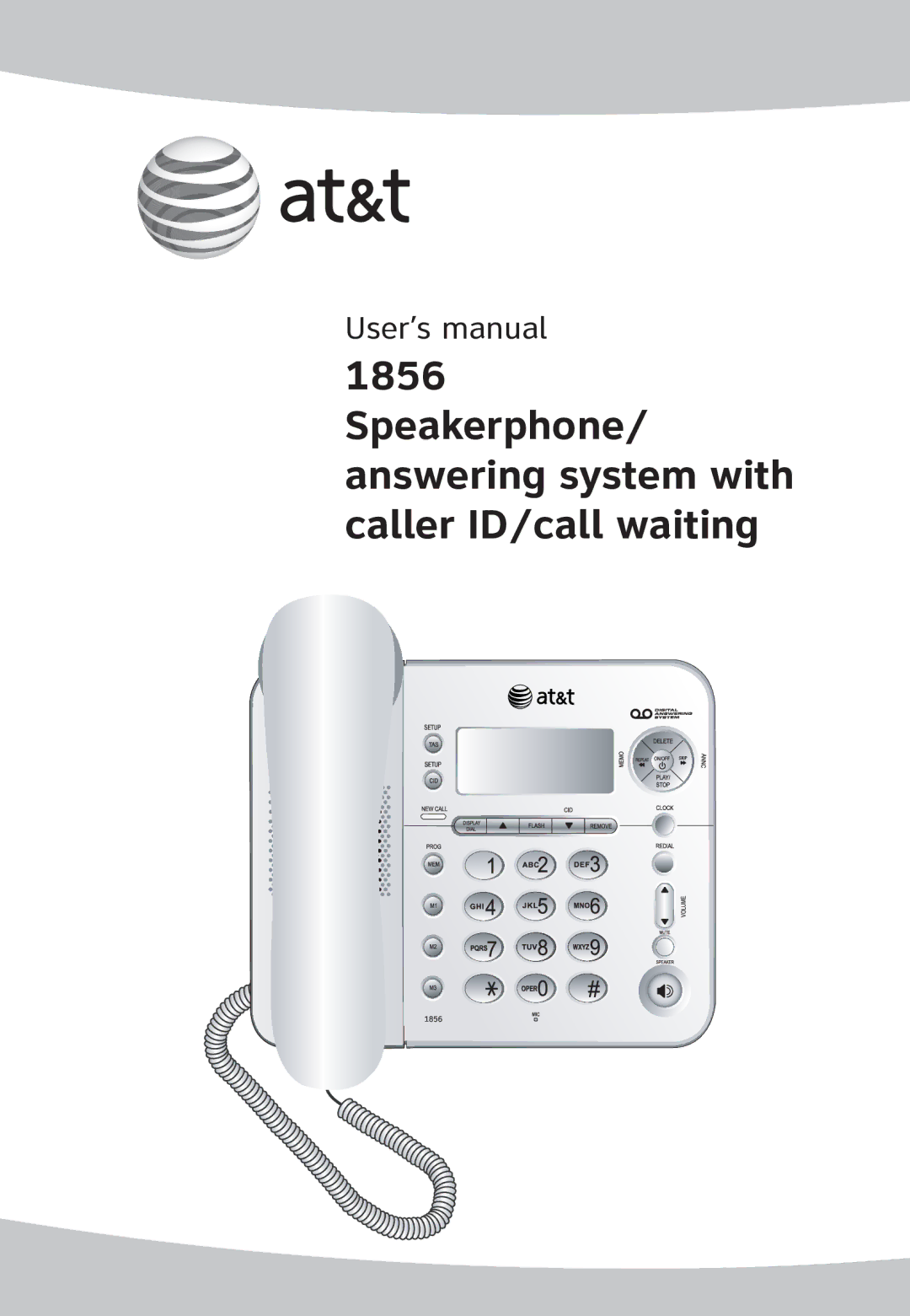 AT&T ATT1856 user manual User’s manual 