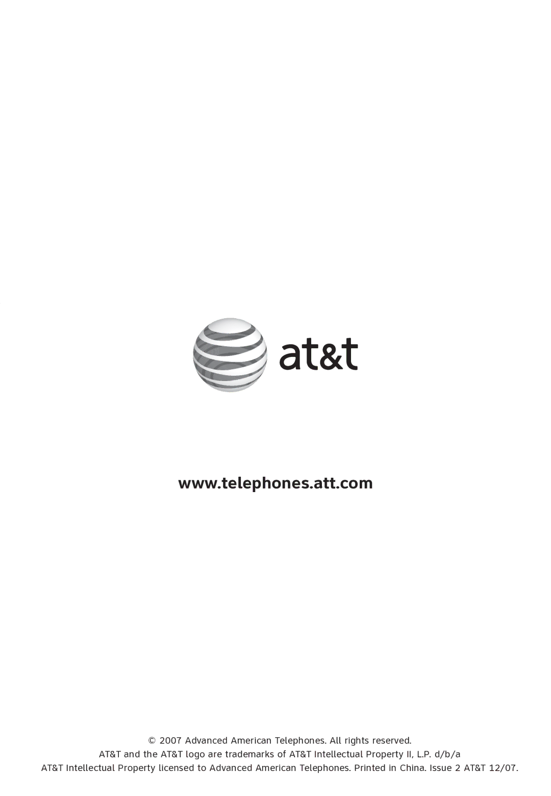 AT&T ATT1856 user manual 