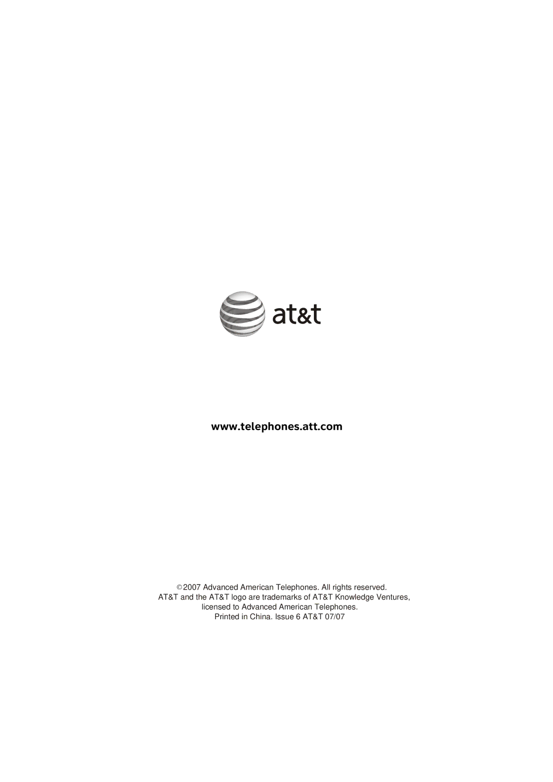 AT&T ATT950 user manual 