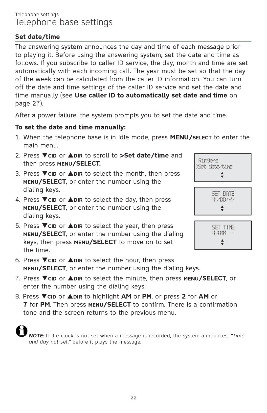 AT&T ATTCL83201 user manual MENU/SELECT, or enter the number using the dialing 