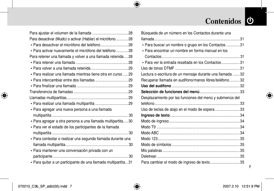 AT&T C3B manual Para agregar una nueva persona a una llamada 