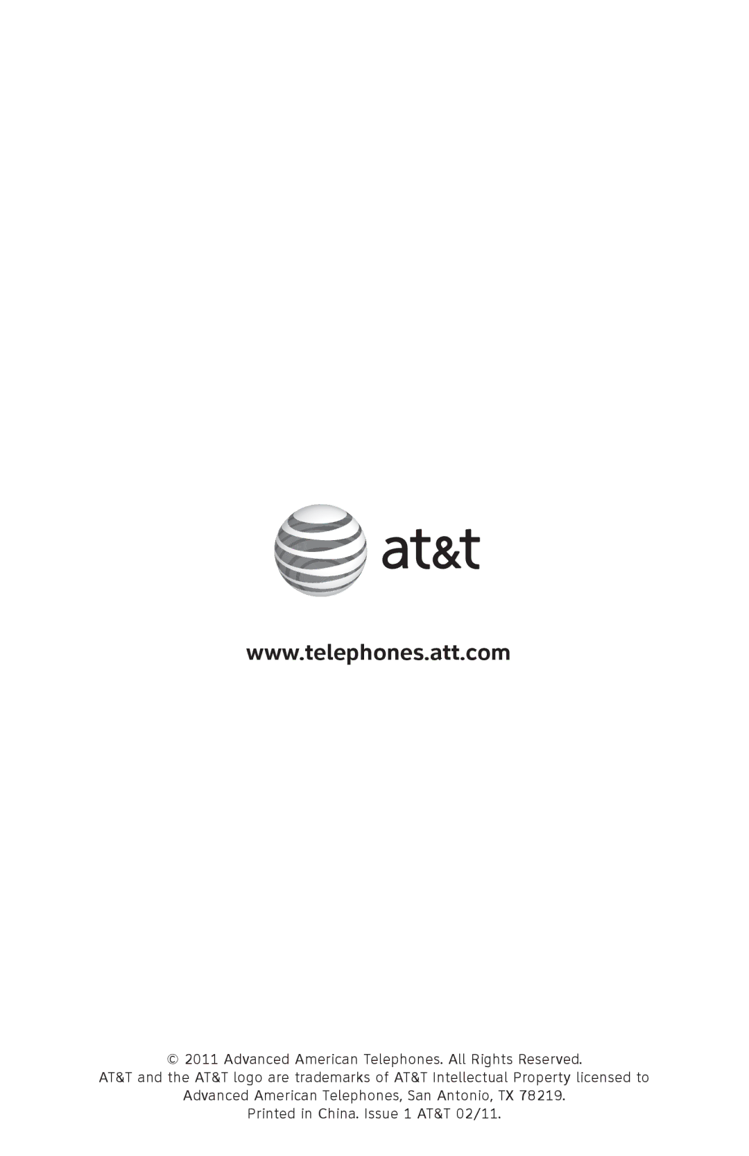 AT&T CL83351, CL83451, CL83401, CL83101, CL83301, CL83201 quick start 