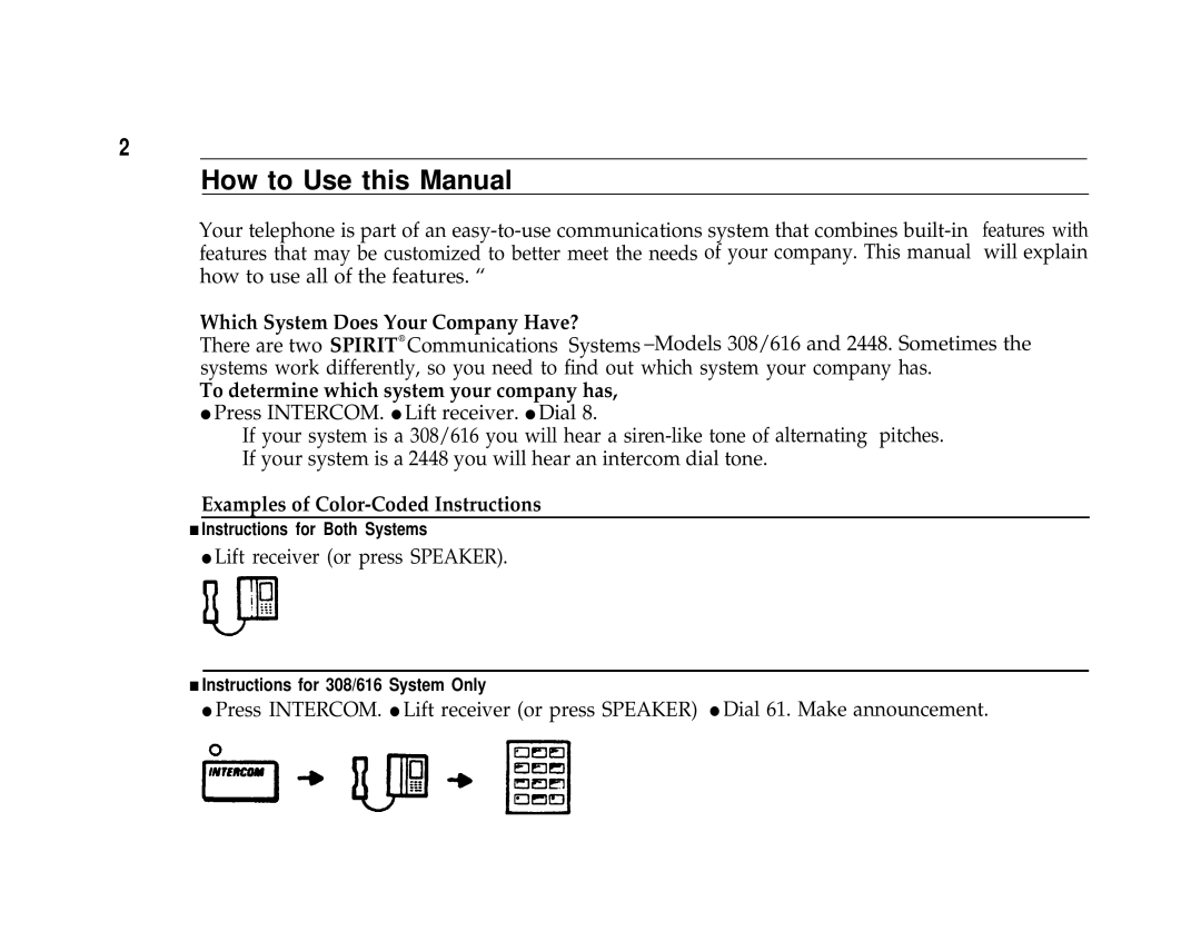 AT&T Communications System user manual How to Use this Manual 