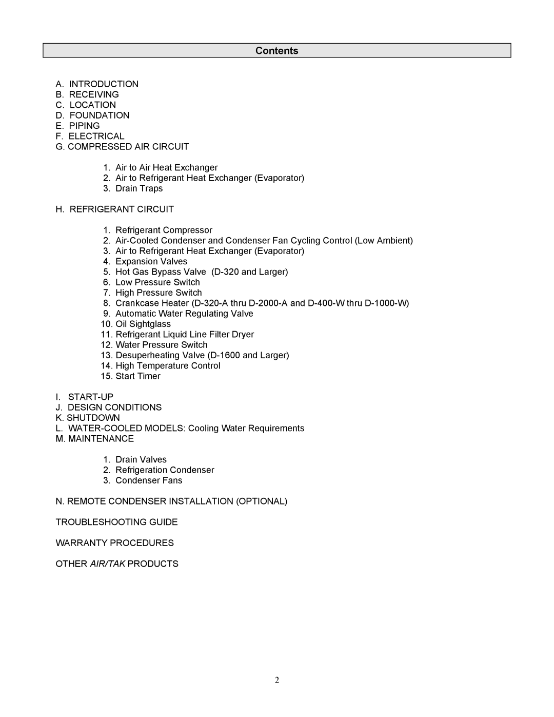 AT&T D-10,000, D-320 operating instructions Contents 