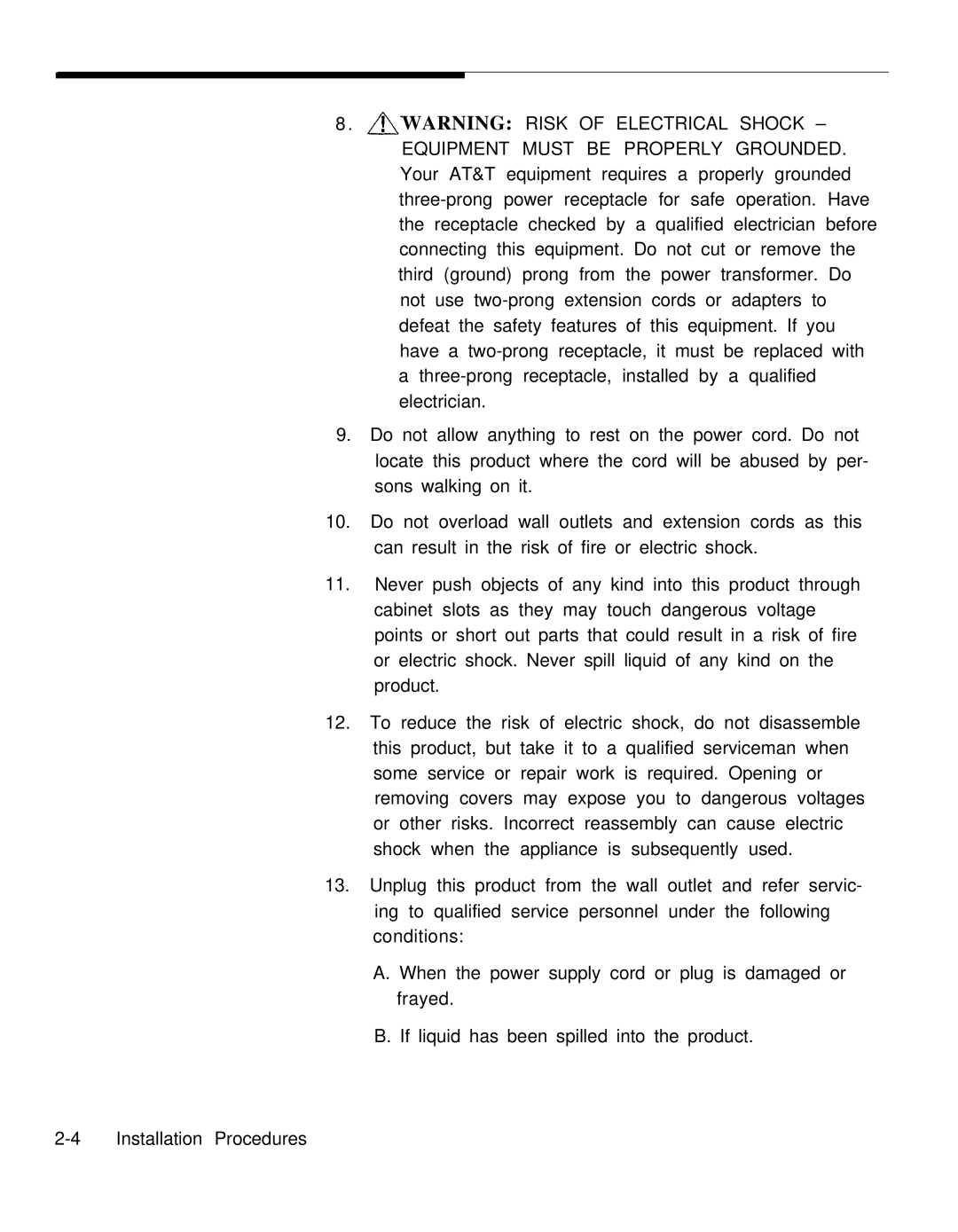 AT&T Door Phone Controller operation manual 