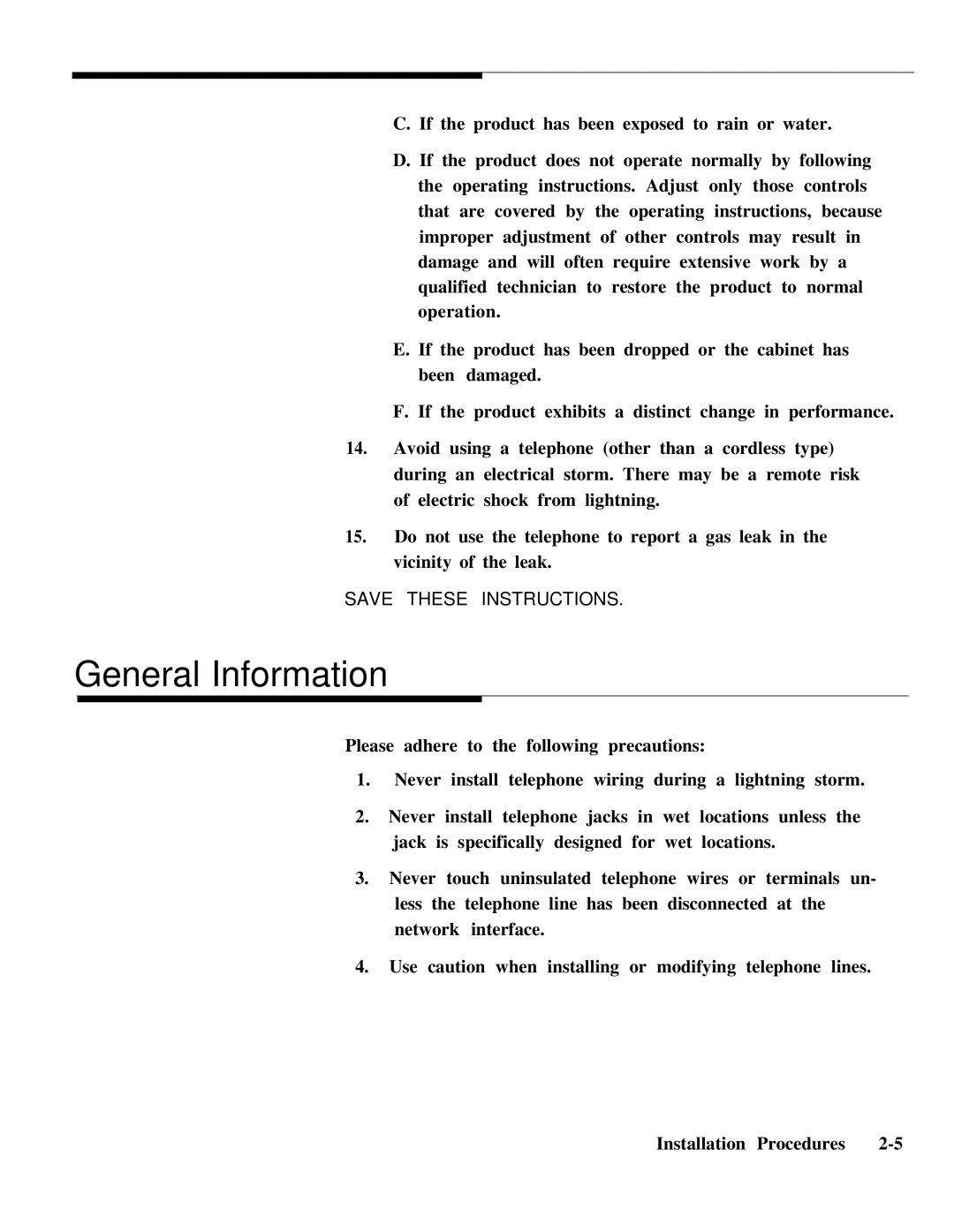 AT&T Door Phone Controller operation manual General Information 