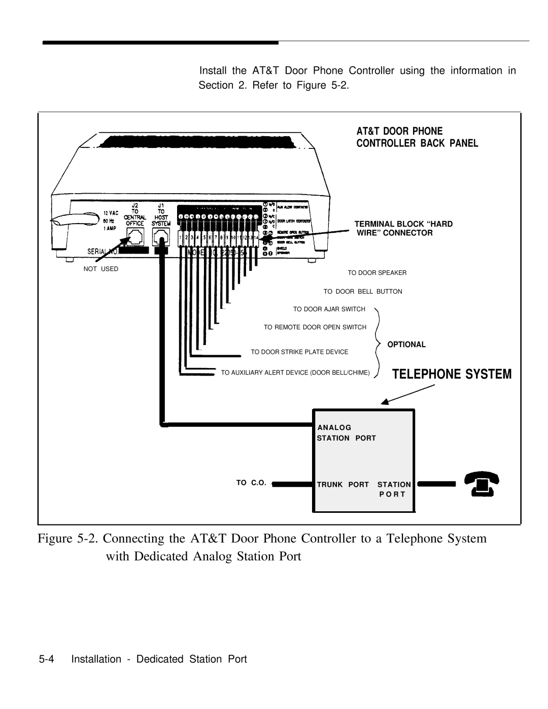 AT&T Door Phone Controller operation manual Telephone System 