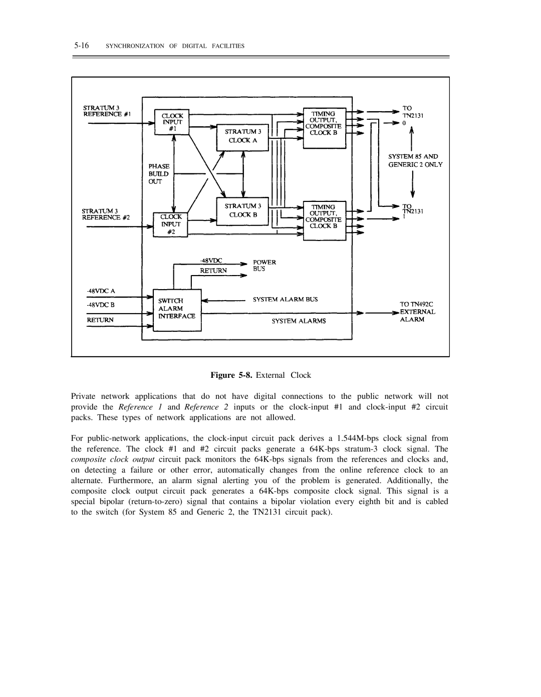 AT&T DS1/DMi/ISDN-PRI manual 16SYNCHRONIZATION of Digital Facilities 