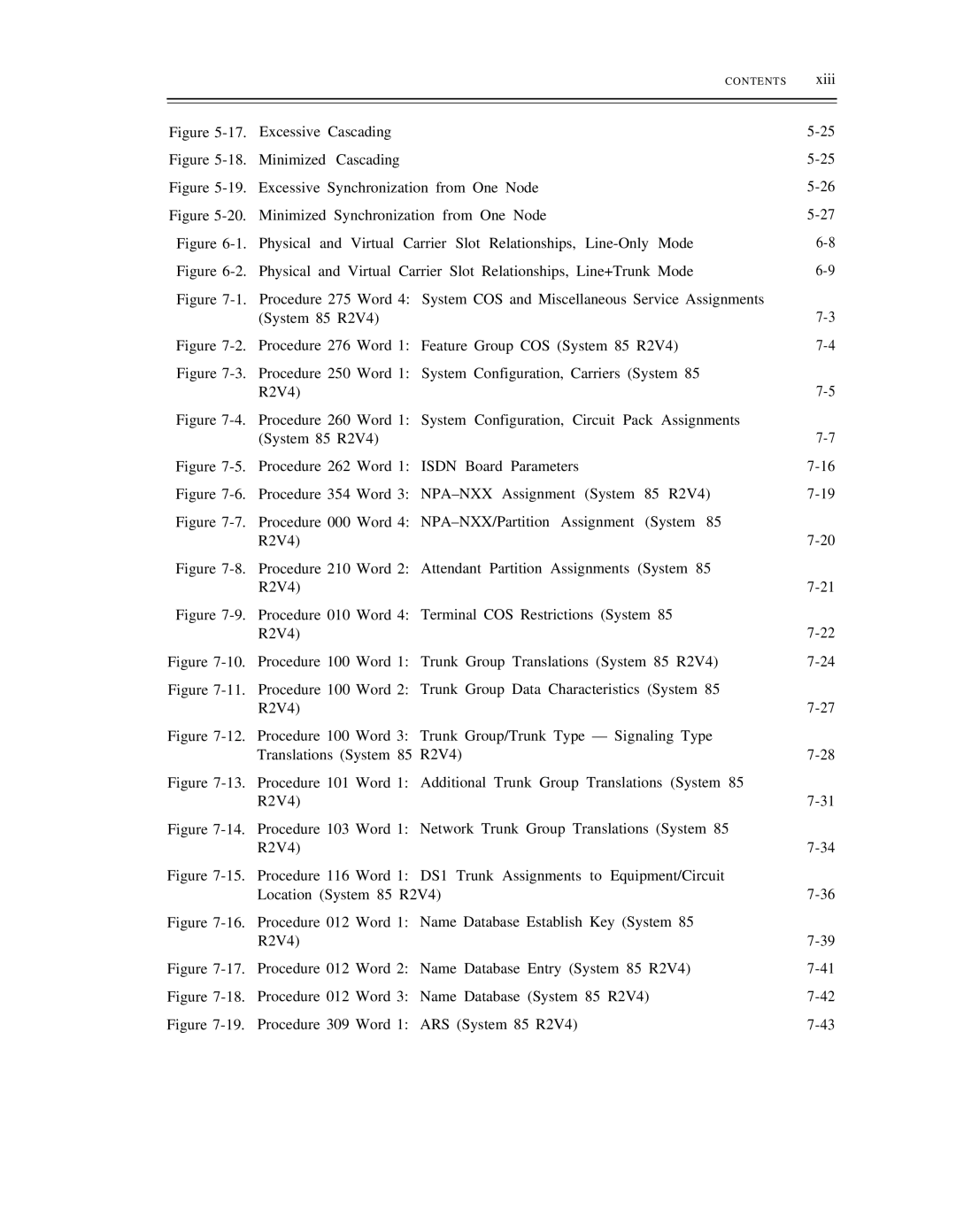 AT&T DS1/DMi/ISDN-PRI manual Contents 