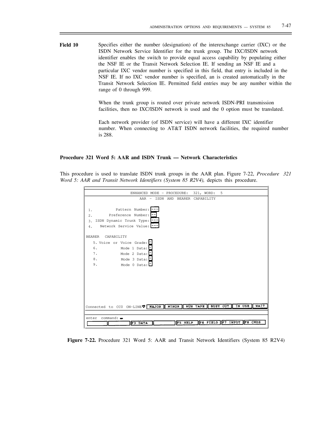 AT&T DS1/DMi/ISDN-PRI manual Bearer Capability 