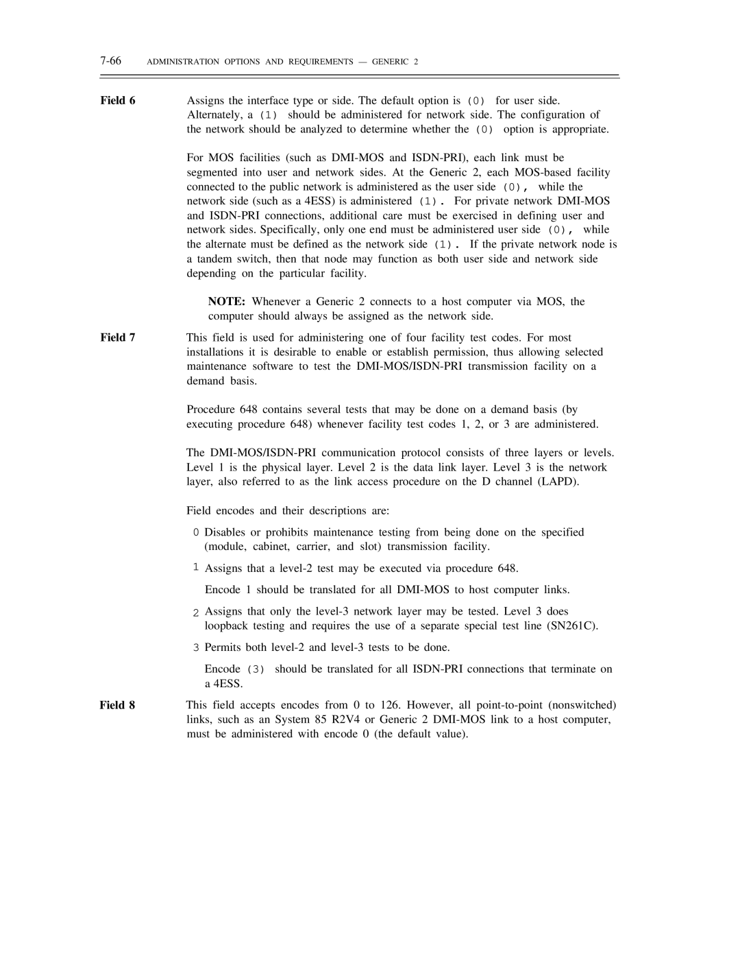 AT&T DS1/DMi/ISDN-PRI manual Depending on the particular facility 