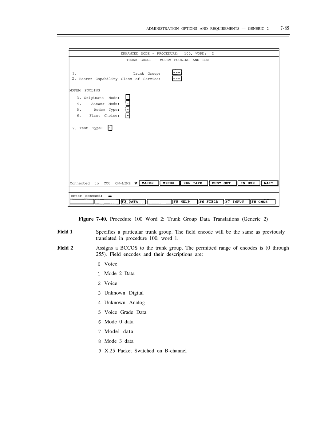 AT&T DS1/DMi/ISDN-PRI manual Procedure 