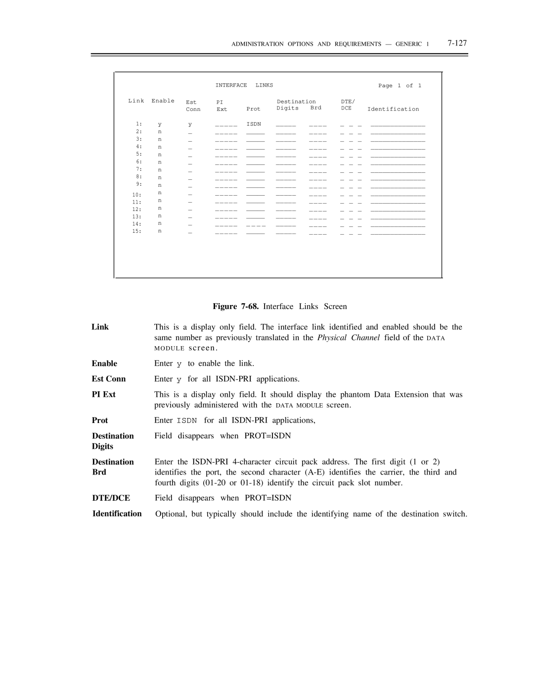 AT&T DS1/DMi/ISDN-PRI manual Dte/Dce 