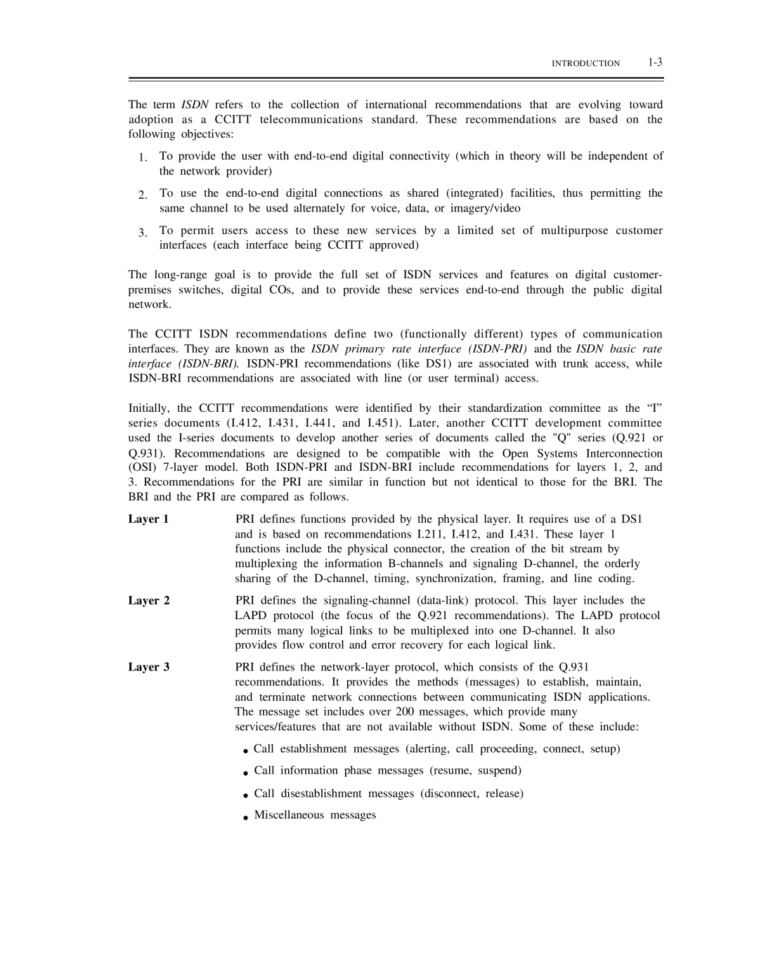 AT&T DS1/DMi/ISDN-PRI manual Layer, Introduction 