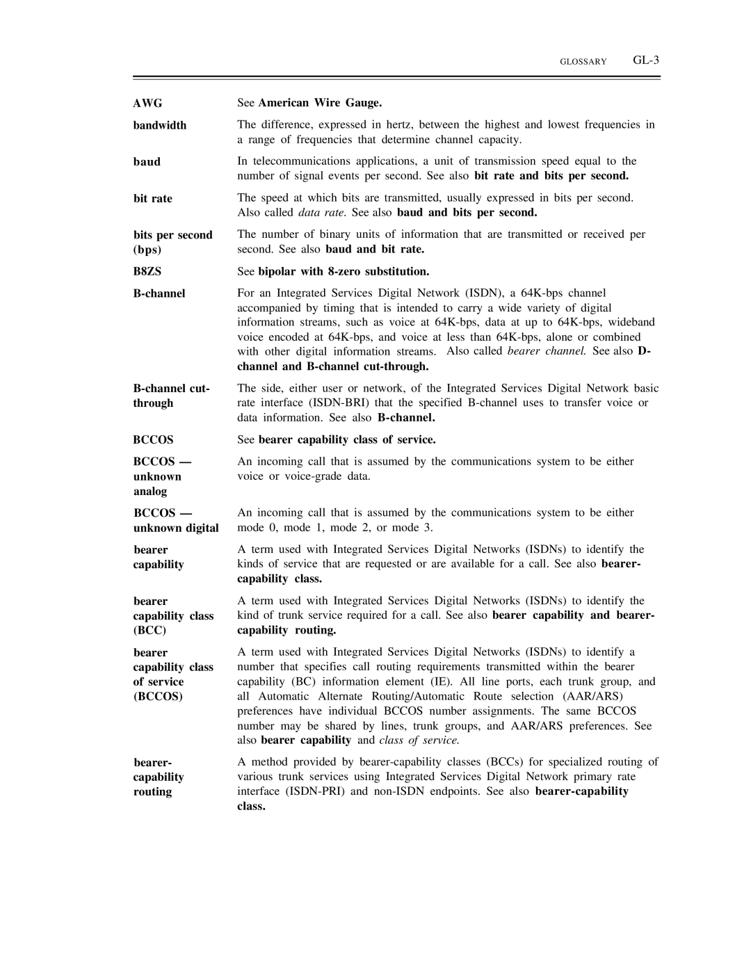 AT&T DS1/DMi/ISDN-PRI manual Awg, B8ZS 