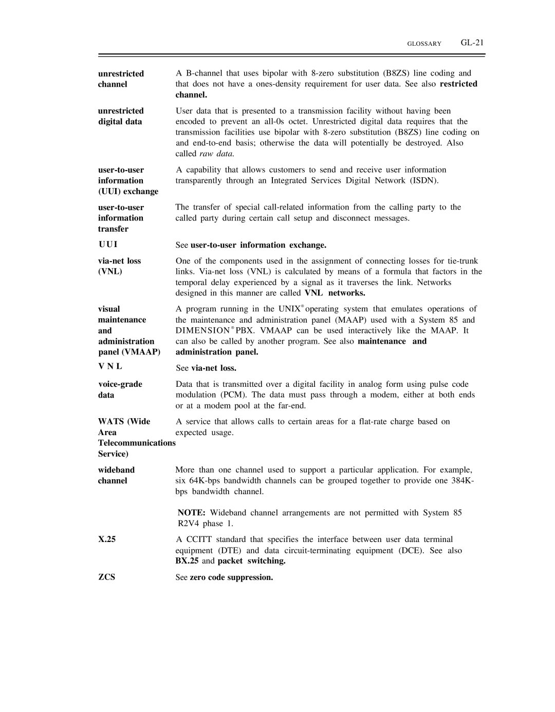 AT&T DS1/DMi/ISDN-PRI manual Zcs 