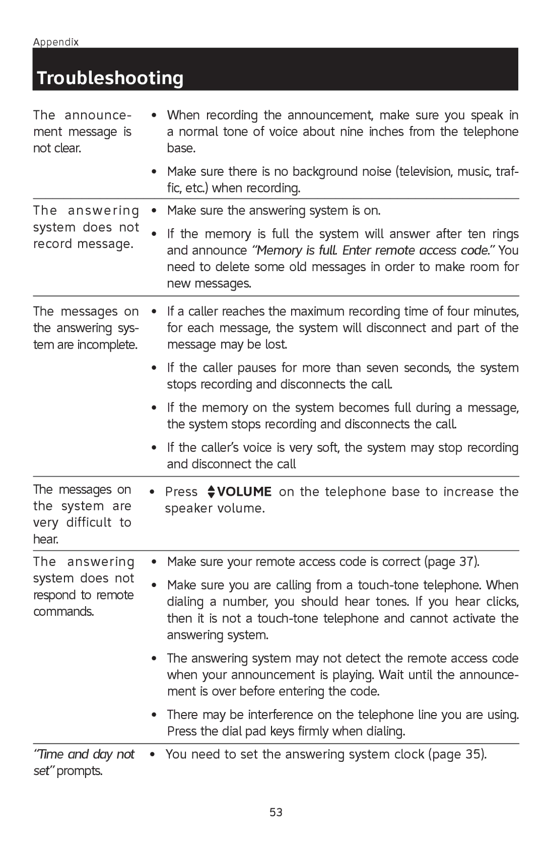 AT&T E1113B user manual Announce 