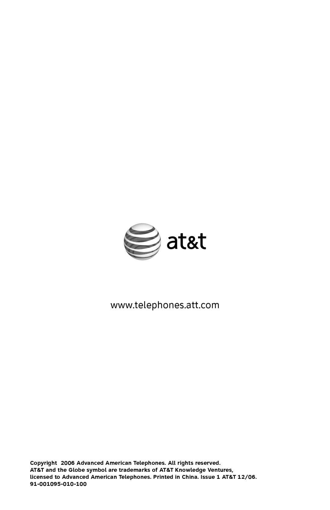 AT&T E1113B user manual 