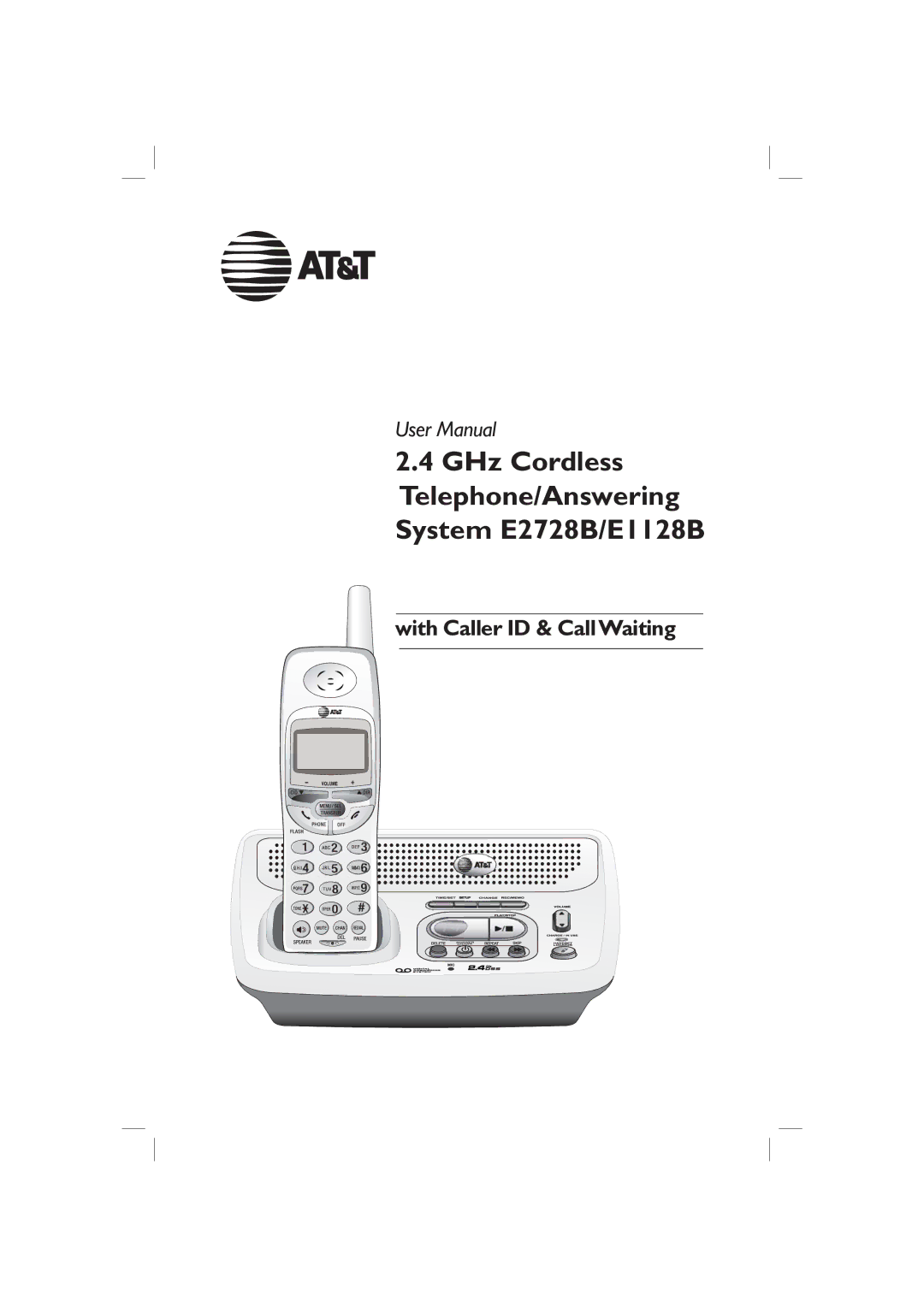 AT&T user manual GHz Cordless Telephone/Answering System E2728B/E1128B 