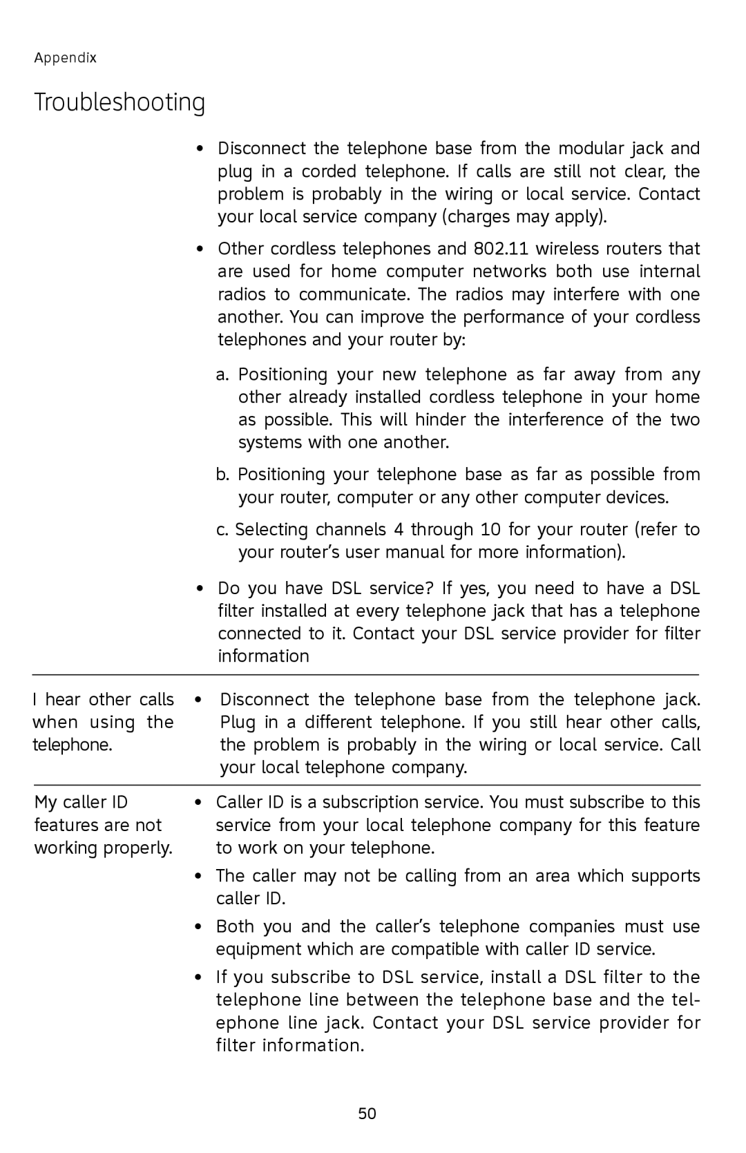 AT&T E2812B user manual Disconnect the telephone base from the modular jack 