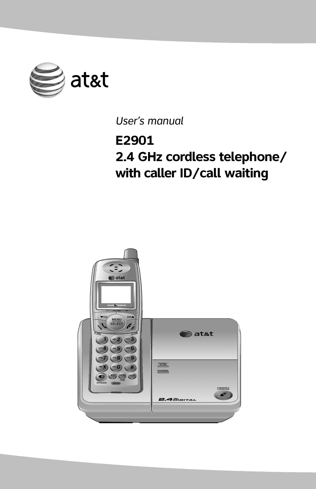 AT&T E2901 user manual 