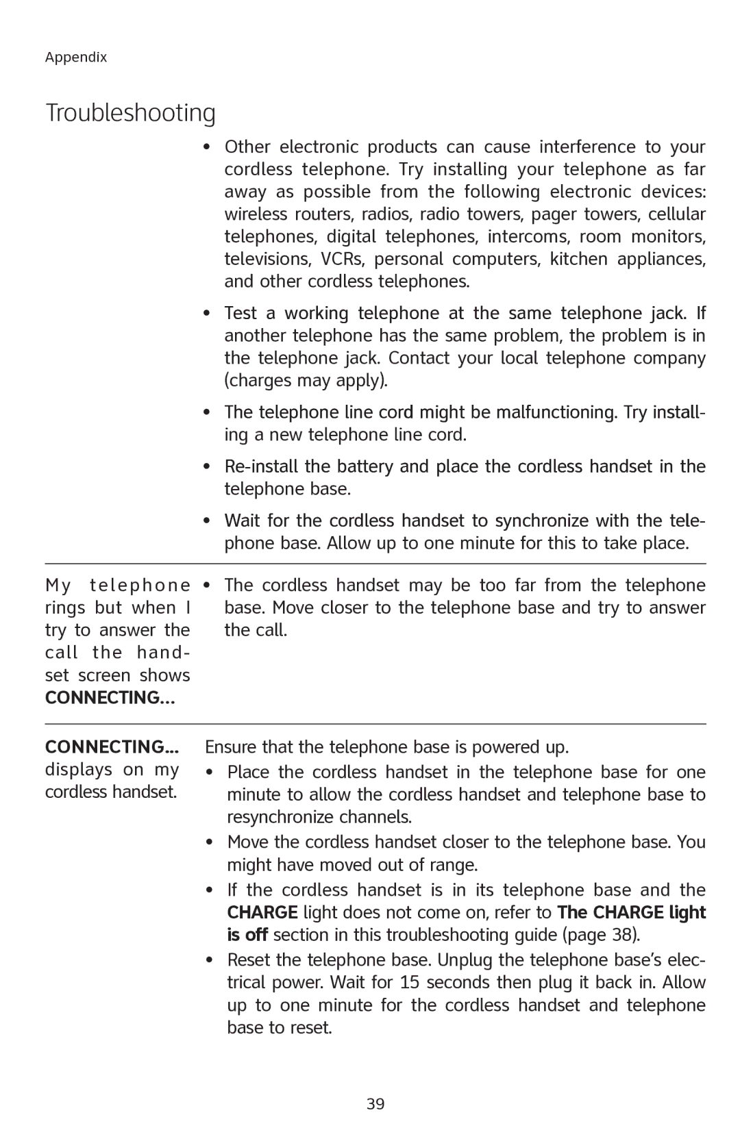 AT&T E2901 user manual Connecting… 