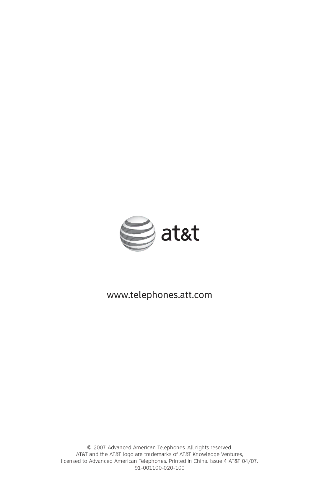 AT&T E2901 user manual 