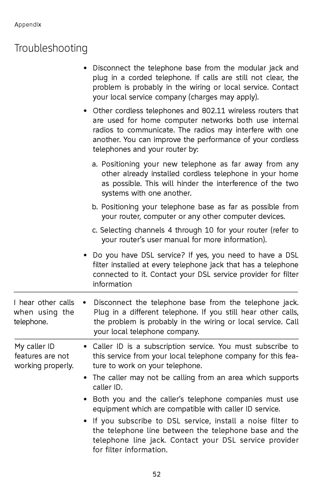 AT&T E2912 user manual Disconnect the telephone base from the modular jack 