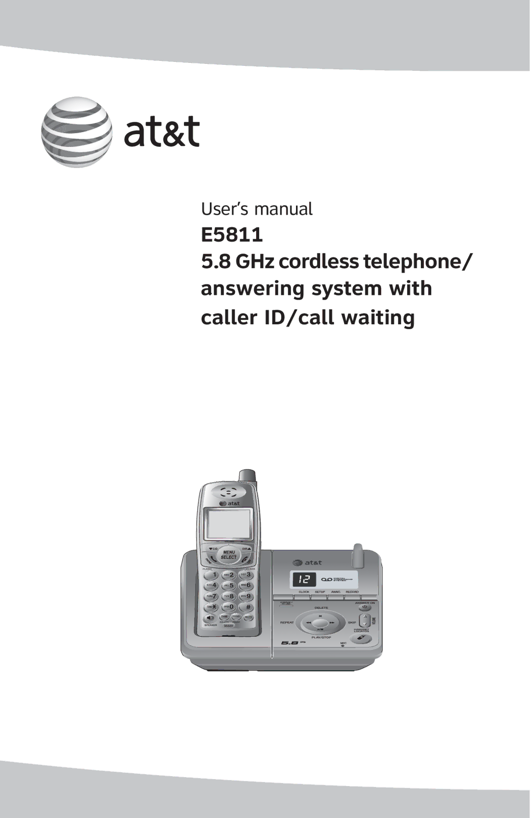 AT&T E5811 user manual 