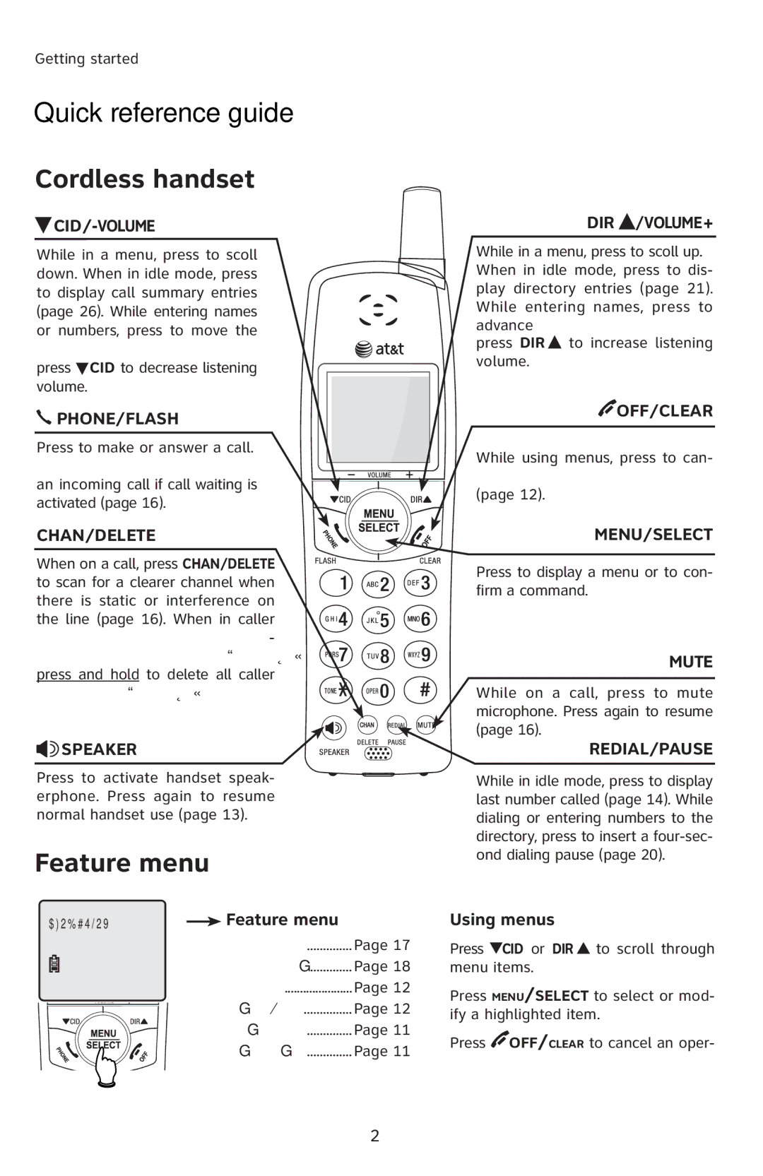 AT&T E5811 user manual Quick reference guide, “‡Œ…ŠŠƐŽƒ‘‘’†Œ…“ŽƓ, ƒŠŒŽƒ’‡ŒƐƒ–‡’’†ƒ‹ƒŒ“ 