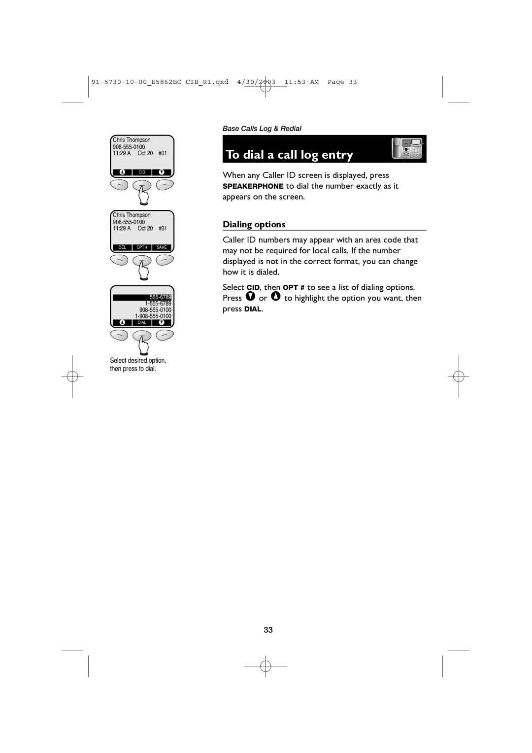 AT&T E5862BC user manual Chris Thompson 1129 a Oct 