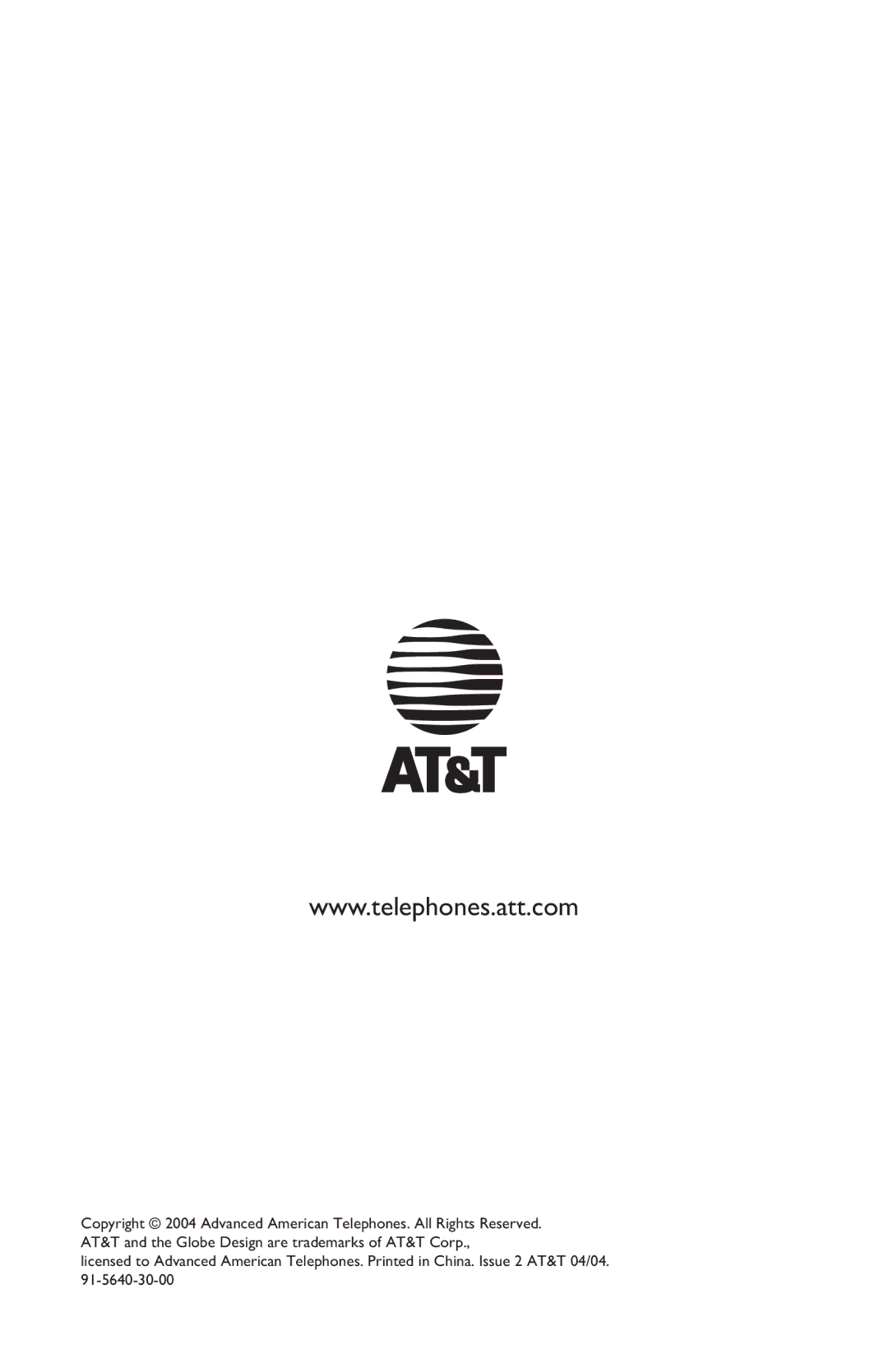 AT&T E5900B user manual 