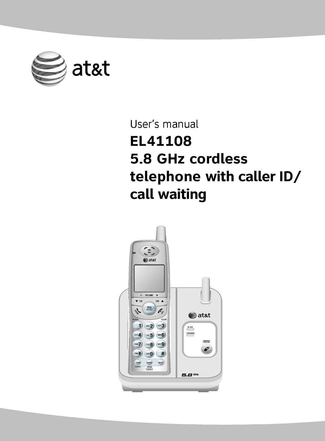 AT&T EL41108 user manual User’s manual 