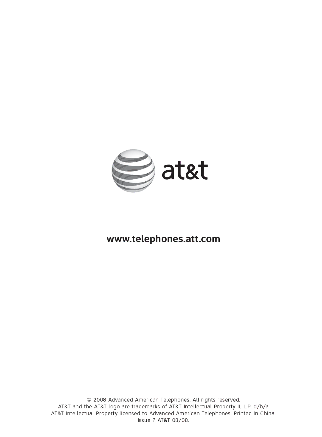 AT&T EL41108 user manual 