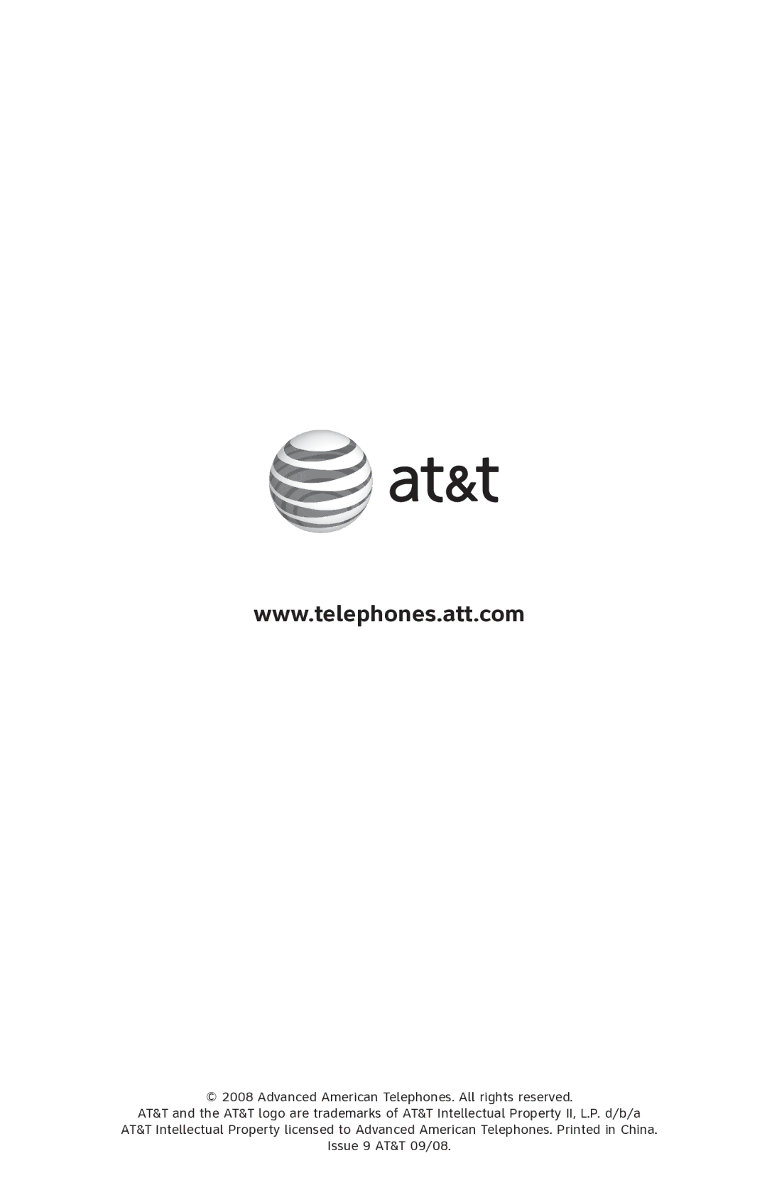 AT&T EL42108 user manual 