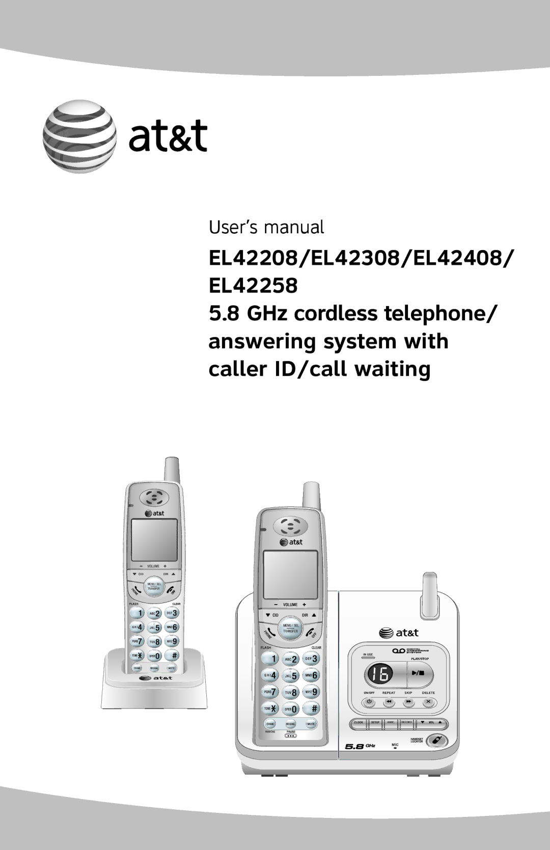 AT&T EL42308, EL42208, EL42258 user manual User’s manual 